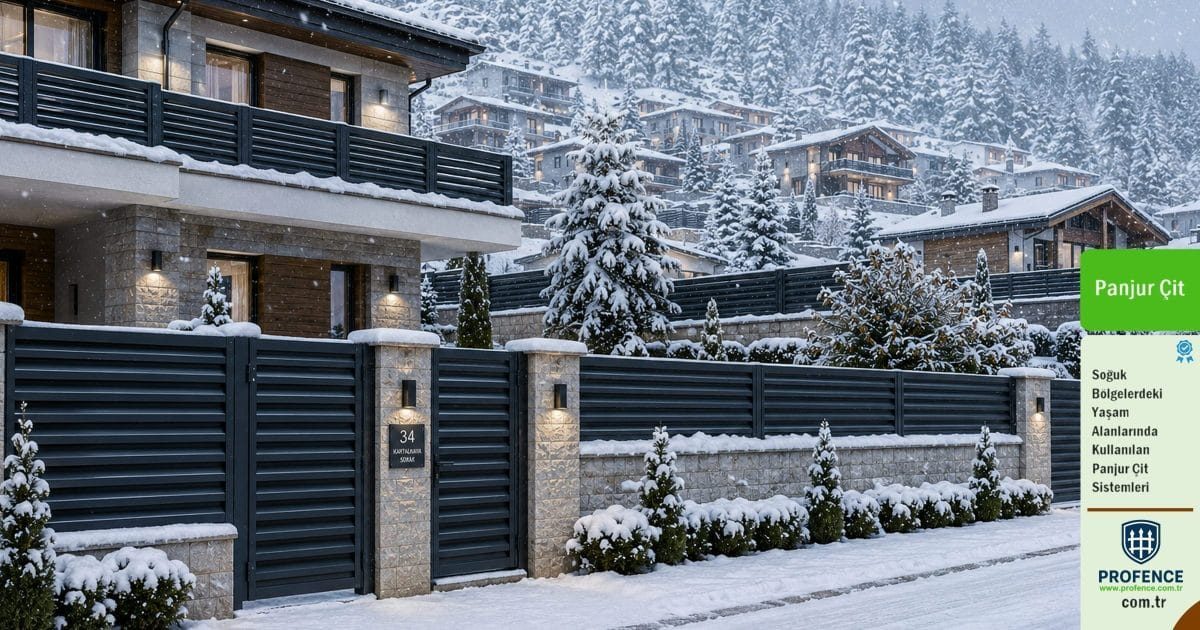 Bahçe Korkuluk İle Güçlendirilmiş Güvenlikli Villa