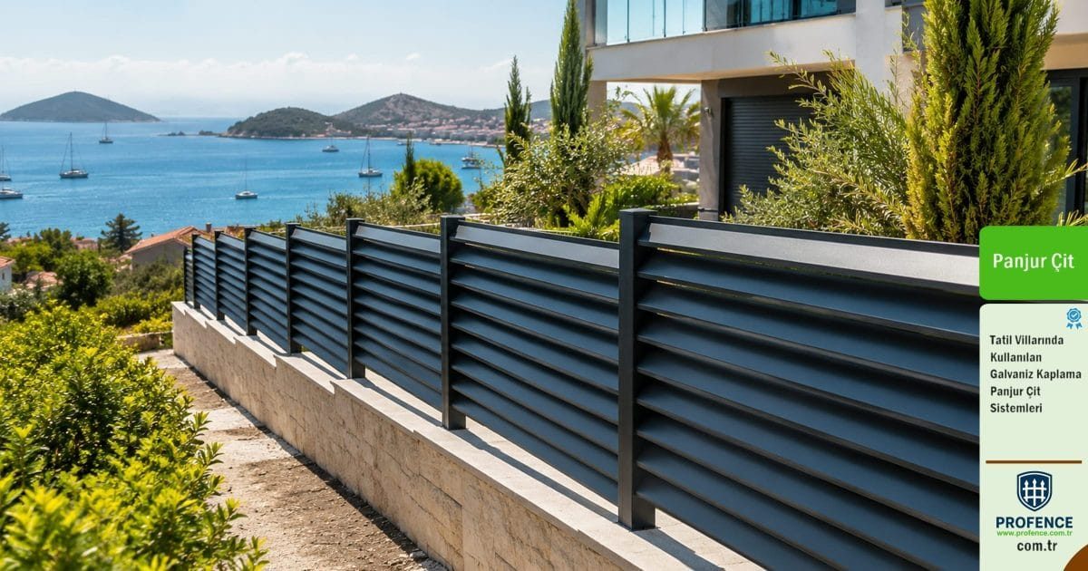 Turizm Tatil Bölgelerinde Kullanılan Dekor ve Güvenlik Amaçlı Bahçe Korkuluk